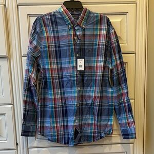 Crown & Ivy Multicolor Plaid Button Down Shirt